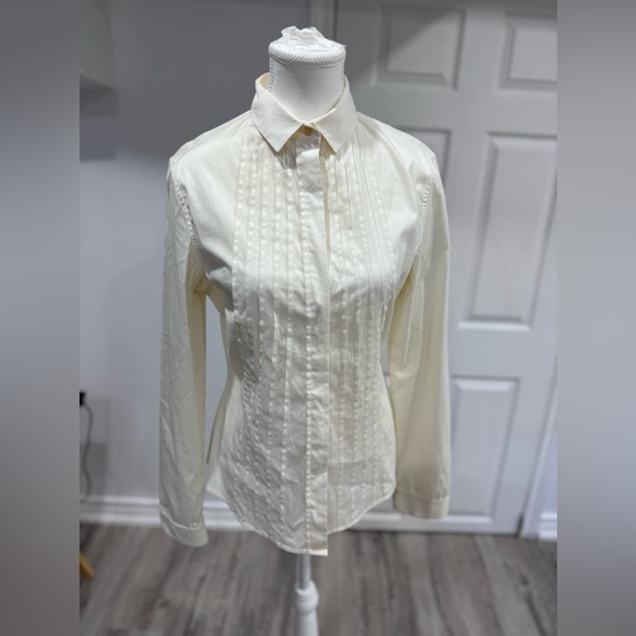 Akris eggshell dress shirt - Picture 2 of 10
